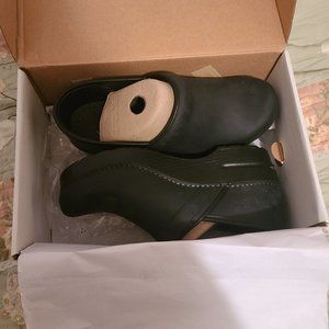Brand new black clogs